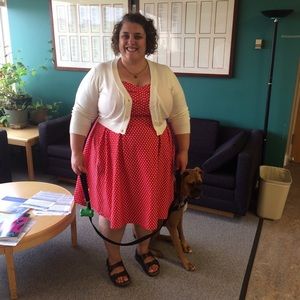 City Chic Polka Dot Fit and Flare - XXL (24)